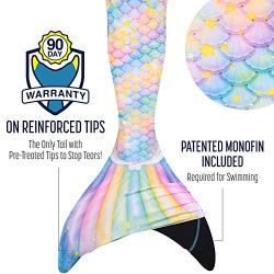 Fin Fun Mermaid Tails for Swimming with Monofin - Kids and Adult Sizes - Limited Edition