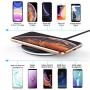 Yootech Wireless Charger, Qi-Certified 10W Max Wireless Charging Pad with QC3.0 AC Adapter, Compatible with iPhone 11/11 Pro/11 Pro Max/Xs MAX/XR/XS/X/8,10W for Galaxy Note 10/Note 10 Plus/S10