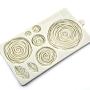 Goodjobb Silicone Cake Mold Baking Mould Environmentally Friendly Rose Pattern Gray Bar Party Product