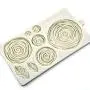 Goodjobb Silicone Cake Mold Baking Mould Environmentally Friendly Rose Pattern Gray Bar Party Product