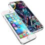 iPhone SE 5s 5 Case,Flexible Soft TPU Cover Shell,Slim Silicone Black Rubber Non-Slip Durable Design Protective Phone Case for iPhone SE 5s 5 -Butterfly