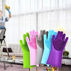 Silicone Dishwashing Gloves Kitchen Cleaning Multi-purpose Silicone Gloves Kitchenware Wear resistant