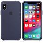 iPhone iPhone XR Liquid Silicone Case Fits iPhone XR (6.1 inch), Gel Rubber Protection Shockproof Cover Case with Soft Microfiber Cloth Lining Cushion (Midnight Blue)