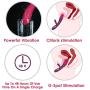 SVAKOM Rechargeable Vibrators Lucas Sex Toys Long Lasting Waterproof Dual Action G-Spot Clitoral Vibrator Multi Speed Sexy Wand Massager Adult Toys for Women (Violet)