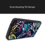 Moto E4 Case,Flexible Soft TPU Cover Shell,Slim Silicone Black Rubber Non-Slip Durable Design Protective Phone Case for Moto E4 -Butterfly