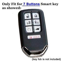 2Pcs Coolbestda Smart Key Fob Cover Keyless Entry Remote Case Protector for 2018 Honda Odyssey elite ex