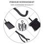 ComfyHome Fireplace Tools, 9.4 x 9.4 x 31.9 inches, Dark