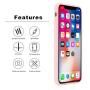 Lopie iPhone 11 Pro Silicone Case, [Silky Series] All-Around Protection iPhone 11 Pro Case, Slim Gel Rubber Phone Cover for iPhone 11 Pro 2019 (5.8”), Pink Sand
