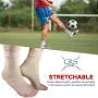 CRS Cross Achilles Heel Sleeve - Premium padded compression gel sleeve / sock for cushion & protection of Haglunds bump, achilles tendonitis, and bursitis (One size fits most)