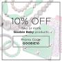 Goobie Baby Audrey Silicone Teething Necklace for Mom to Wear, 100% Safe Silicone (Teething Necklace, Marble)