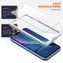 Mkeke Compatible with iPhone XR Screen Protector, iPhone 11 Screen Protector,Tempered Glass Film for Apple iPhone XR & iPhone 11, 3-Pack Clear