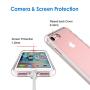 JETech Case for Apple iPhone 8 and iPhone 7, 4.7-Inch, Shock-Absorption Bumper Cover, Anti-Scratch Clear Back, HD Clear