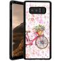 Samsung Galaxy Note 8 Case,Flexible Soft TPU Cover Shell,Slim Silicone Black Rubber Non-Slip Durable Design Protective Phone Case for Samsung Galaxy Note 8 -Bicycle
