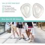 Temiart Ball of Foot Cushions Metatarsal Pads for Women Men Soft Gel Insoles Supports Forefoot Cushioning, Pain Relief Mortons Neuroma Foot Pads (4 Pair)