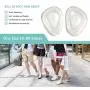 Temiart Ball of Foot Cushions Metatarsal Pads for Women Men Soft Gel Insoles Supports Forefoot Cushioning, Pain Relief Mortons Neuroma Foot Pads (4 Pair)