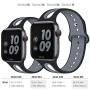 OriBear Compatible with Apple Watch Band 40mm 44mm 38mm 42mm, Breathable Soft Silicone Replacement Sport Bands for iWatch Series 5/4/3/2/1 for Women Men Girl Boy