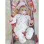 OtardDolls Reborn Doll 22" Reborn Baby Doll Lifelike Soft Vinyl Doll Children Gifts (Snowflake Girl)