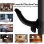 RJFAB 9 Inch Realistic Double Layer Silicone Toy with Strong Suction Cup