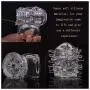 Handheld Massage Tools Attachments Silicone Accessories (Transparent)