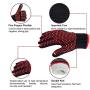 HikeGeek Smoker Oven Gloves - Extreme Heat Resistant Washable Mitts for Safe Cooking Baking & Frying at The Kitchen,BBQ Pit & Grill, X-Long (1 Pair)