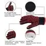 HikeGeek Smoker Oven Gloves - Extreme Heat Resistant Washable Mitts for Safe Cooking Baking & Frying at The Kitchen,BBQ Pit & Grill, X-Long (1 Pair)