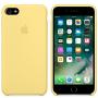 Dawsofl Soft Silicone Case Cover for Apple iPhone 8 (4.7inch) Boxed- Retail Packaging (Yellow)