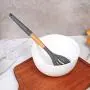 WinnerEco Silicone Kitchenware Non-Slip Kitchen Cookware with Beech Handle (Colander)