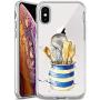 iPhone Xs Max Case, Soft TPU Slim-Fit Flexible Ultra-Thin Clear Case, Full-Body Rugged Bumper Print Kitchenware Case for iPhone Xs Max, Transparent