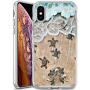 iPhone Xs Max Case, Soft TPU Slim-Fit Flexible Ultra-Thin Clear Case, Full-Body Rugged Bumper Print Baby Turtle Case for iPhone Xs Max, Transparent