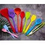 YWT 10 Piece Silicone Kitchenware Set Non Stick and Heat Resistant Kitchen Accessories Suitable for Cooking and Baking Antibacterial Easy to Clean No BPA Dishwasher Safe