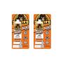 Gorilla 100 Percent Silicone Sealant Caulk, 2.8 ounce Squeeze Tube, Clear, (2 Pack)