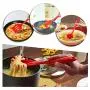 AMLINKER Silicone Heat Resistant Kitchen Cooking Utensil 10 Piece Cooking Set Non-Stick Kitchen Tools (Red)