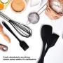 Silicone Kitchenware Set, 10 Pieces of Silicone Kitchen Utensils, Kitchen Spatula Set - Best Non-Stick Kitchen Cookware Set, Suitable for Cooking