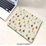 Desk Mat Mouse Pad Retro Style Colorful Big and Small Water Drops Rain Inspired Lovely Cute Pattern for Office(W7.8xL9.45)