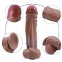 LZWSMGS2662 11 Inch Body Relax Massager Wand Soft Silicone Real Feel Massage Toy with Suction Cup Move with Your Heart LZWSMGS2662