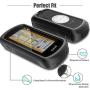 TUSITA Case for Garmin Edge Explore GPS - Silicone Protective Cover Skin - Touchscreen Touring Bike Computer Accessories