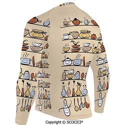 Cycling Jersey Long Sleeves Men,Kitchenware and Utensils Appliances Ornaments Sp