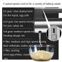 BINZHI Egg Beater Electric Household Automatic High Power Handheld Cream Beat Eggbeater 304 Stainless Steel Mixer Mixer-19CM Kitchen gadget (Color : A4)
