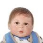 iCradle 23 Inch 57cm Doll Full Body Soft Silicone Vinyl Into Water Bath Toys Lovely Lifelike Baby Boy Toddler Toy Realistic Look Real Reborn Baby Doll Handmade Newborn Dolls Anatomically Correct Gift