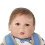 iCradle 23 Inch 57cm Doll Full Body Soft Silicone Vinyl Into Water Bath Toys Lovely Lifelike Baby Boy Toddler Toy Realistic Look Real Reborn Baby Doll Handmade Newborn Dolls Anatomically Correct Gift