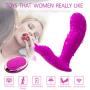Fashion Toy Cordless, Therapeutic, Wireless Remote Personal Wand Massager - Powerful Hand held Magic, Rechargeable Mini Stress Relief Silicone - Foot Back Neck - Upgraded Memory 5 Speeds 20 Patterns
