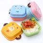 1pcs Childrens Lunch Box Housewear Furnishings Kitchenware Food Grade Pp Ps Silicone Ring Childrens Lunch Box,Little Rabbit