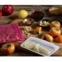 Stasher 100% Silicone Reusable Food Bag, Snack Storage Size, 4.5-inch (9.9-ounce), Red Tally