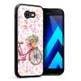 Samsung Galaxy J7 2017 Case,Flexible Soft TPU Cover Shell,Slim Silicone Black Rubber Non-Slip Durable Design Protective Phone Case for Samsung Galaxy J7 2017 -Bicycle