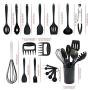 Kitchen Utensil Set 18 Pcs Silicone Cooking Kit Kitchenware With Claw Measuring Spoon Set