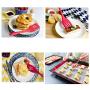 Silicone Kitchenware 10 Pieces - Cooking Set - Professional Kitchen Tool Set - BBQ, Baking,Red
