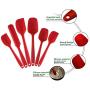 Jdeepued Silicone kitchenware 6-Piece Silicone Baking Set Durable Silicone Heat Resistant 480°F Seamless Non-Stick Kitchen Mixing Cooking Baking Utensils Silicone Kitchen Utensils