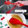 Silicone spatula set of 3 Kitchenware Heat resistant Food grade Comfortable Health Nonstick spatula Used for cooking baked cake decoration