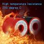 BNTECHGO 12 Gauge Silicone Wire Spool 50 feet Ultra Flexible High Temp 200 deg C 600V 12 AWG Silicone Wire 680 Strands of Tinned Copper Wire 25 ft Black and 25 ft Red Stranded Wire for Model Battery