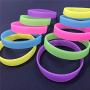 GOGO Glow-in-The-Dark Wristband Rubber Bracelets Halloween Party Costume Accessories